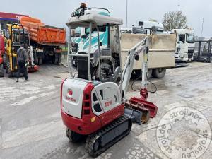 Mini bageri, TAKEUCHI TB216 - 2017 LETNIK - 3X ŽLICA - 1905 DELOVNIH UR