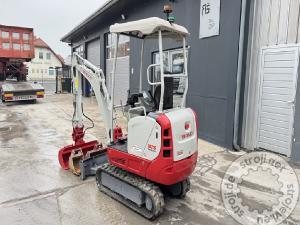 Mini bageri, TAKEUCHI TB216 - 2017 LETNIK - 3X ŽLICA - 1905 DELOVNIH UR