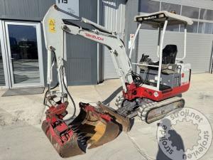 mini bageri takeuchi tb016 2012 letnik 3x zlica 3840 ur