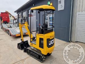 Mini bageri, JCB 16C-1 - 3X ŽLICA - 2019 LETNIK - 1290 UR