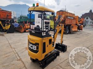 Mini bageri, JCB 16C-1 - 3X ŽLICA - 2019 LETNIK - 1255 UR