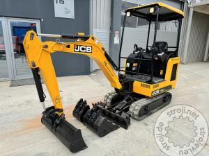 mini bageri jcb 16c 1 3x zlica 2019 letnik 1020 delovnih ur