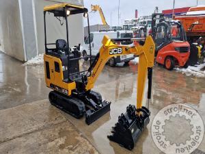 Mini bageri, JCB 16C-1 - 3X ŽLICA - 2019 LETNIK - 1220 DELOVNIH UR