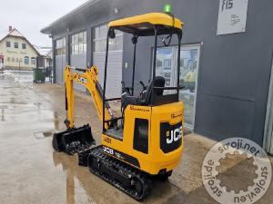 Mini bageri, JCB 16C-1 - 3X ŽLICA - 2019 LETNIK - 1220 DELOVNIH UR