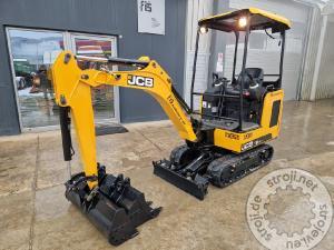 mini bageri jcb 16c 1 3x lica 2019 letnik 1220 delovnih ur