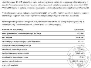 Kompresori vijčani, KAESER SK22T