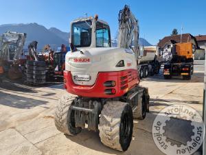 Bageri na kotačima, TAKEUCHI TB295W - 2017 LETNIK - POWERTILT - 3X ŽLICA