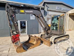 mini bageri volvo ecr 88 d plus 2022 letnik 1980 ur powertilt